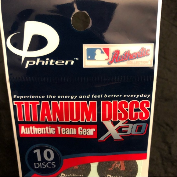 2008 Officially Licensed MLBP Arizona Diamondbacks - Phiten X30 Titanium Discs - Picture 2 of 10